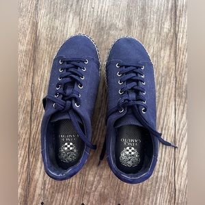 Vince Camuto Women’s Jannel Espadrille Platfom Lace Up Sneakers, size 7.5